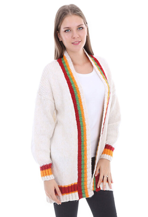 15303 FLORİNA ÇİZGİLİ TRİKO HIRKA