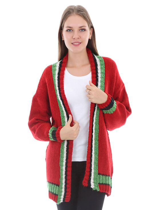 15303 FLORİNA ÇİZGİLİ TRİKO HIRKA