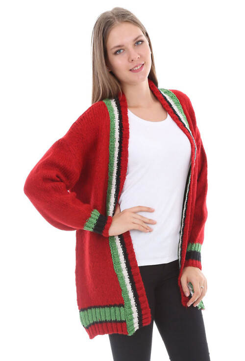 15303 FLORİNA ÇİZGİLİ TRİKO HIRKA
