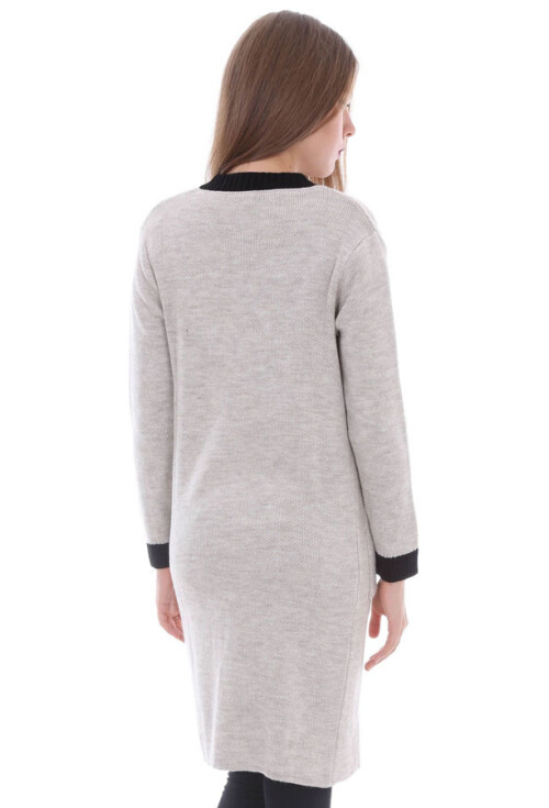 15331 FERMUAR DETAYLI TRİKO HIRKA