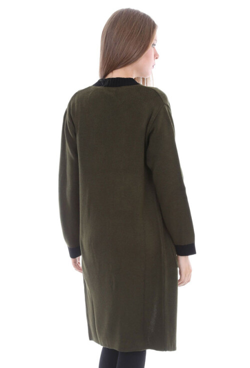 15331 FERMUAR DETAYLI TRİKO HIRKA