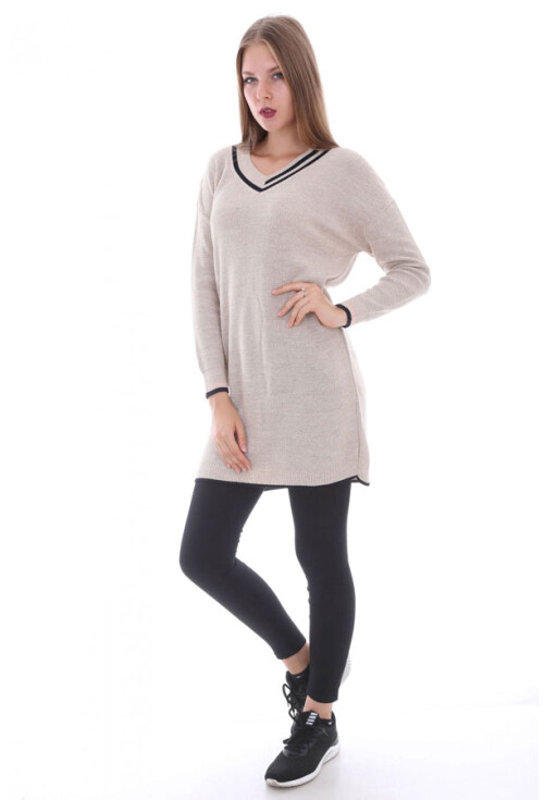 15427 V YAKA TRİKO TUNİK