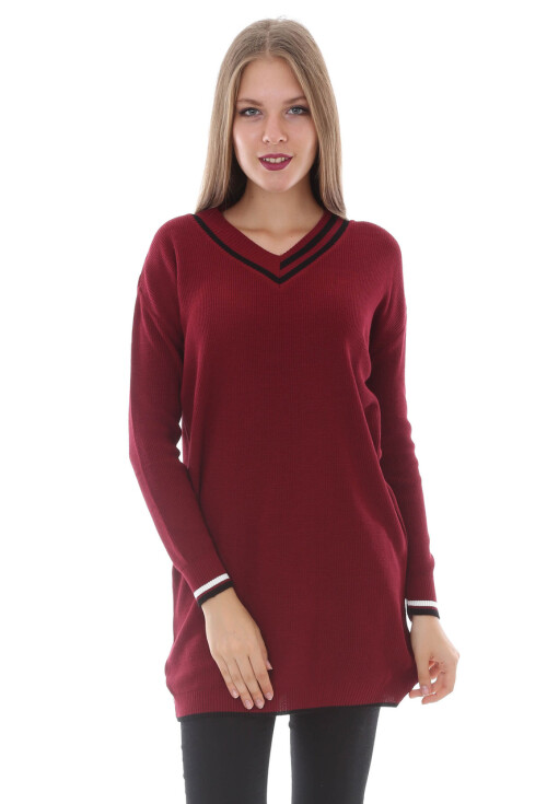 15427 V YAKA TRİKO TUNİK