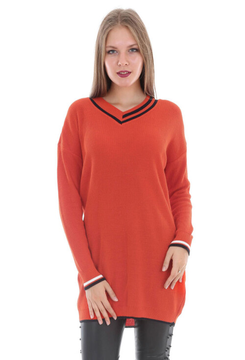 15427 V YAKA TRİKO TUNİK