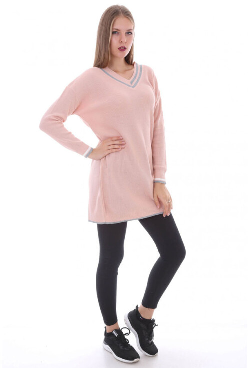 15427 V YAKA TRİKO TUNİK