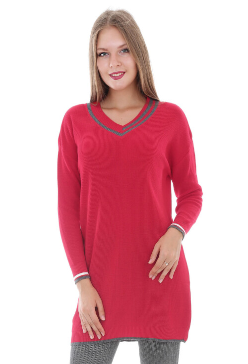 15427 V YAKA TRİKO TUNİK