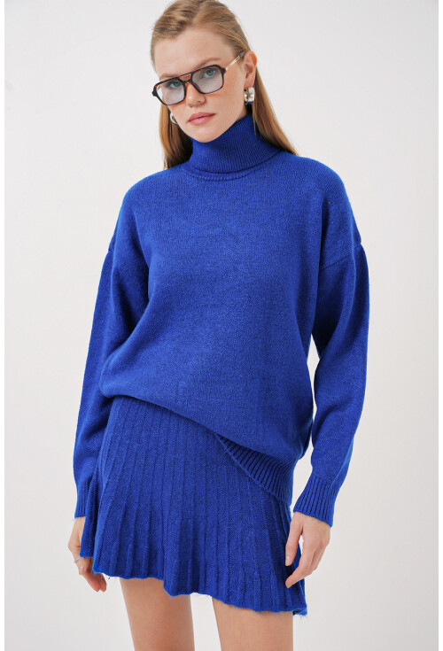 15891 Kazak Etek Triko İkili Takım