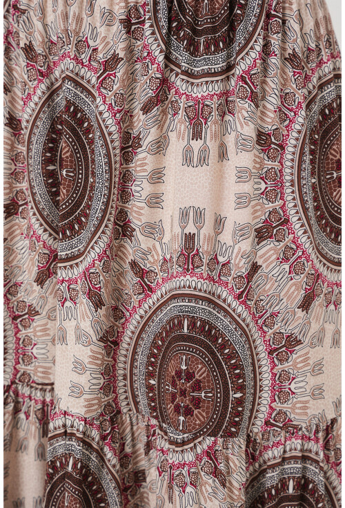 1898 Desenli Uzun Etek