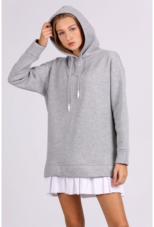 4458 Etek Detaylı Sweatshirt
