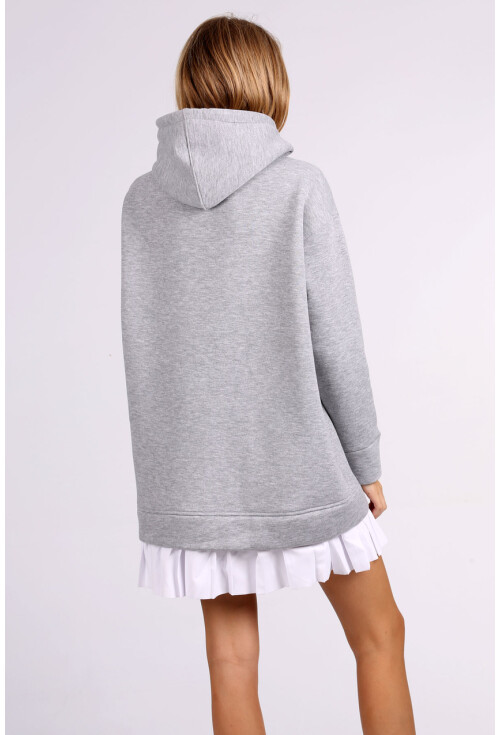 4458 Etek Detaylı Sweatshirt