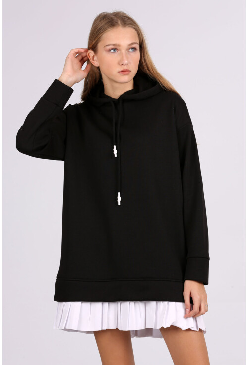 4458 Etek Detaylı Sweatshirt