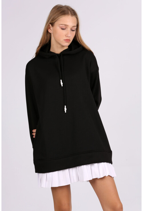 4458 Etek Detaylı Sweatshirt