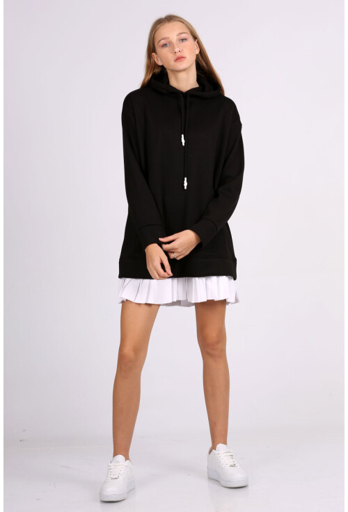 4458 Etek Detaylı Sweatshirt