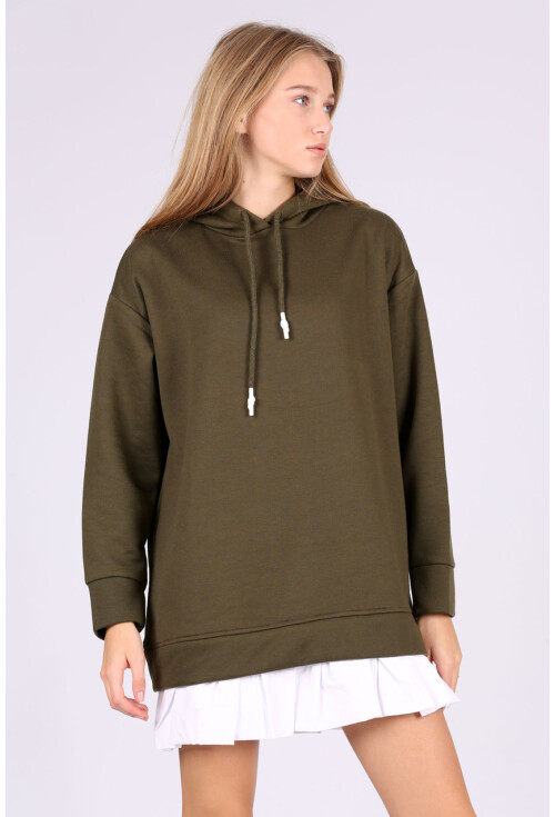4458 Etek Detaylı Sweatshirt
