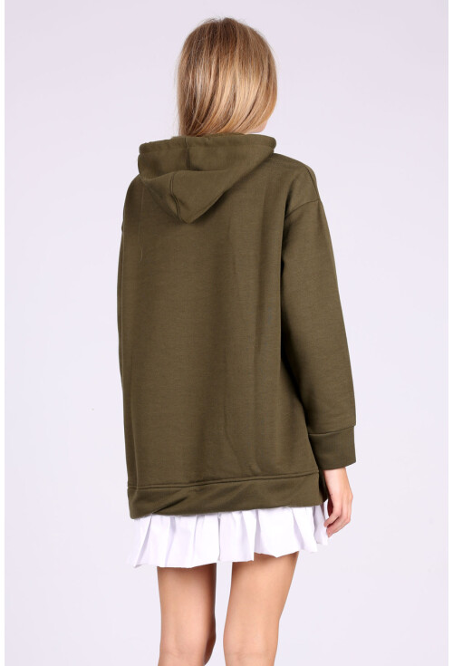 4458 Etek Detaylı Sweatshirt