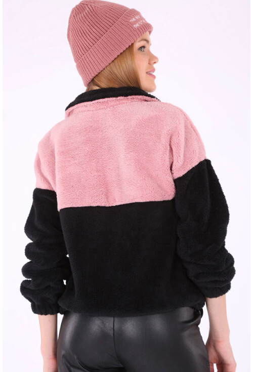 55303 KANGURU CEP YAKALI POLAR SWEATSHIRT
