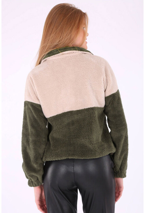55303 KANGURU CEP YAKALI POLAR SWEATSHIRT