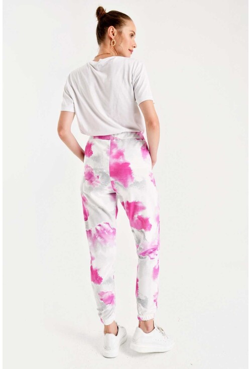 6484 Batik Desenli Jogger Pantolon