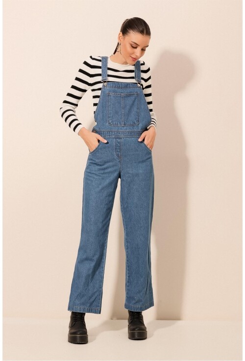 7024 Denim Salopet Tulum