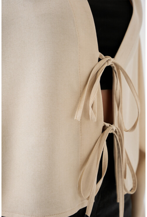 Önü Bağlamalı Keten Kimono 960