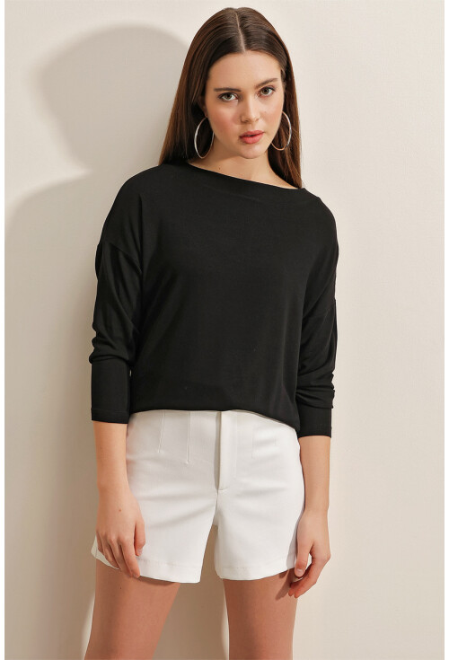 0469 Basic Örme Bluz