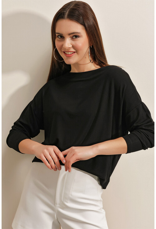 0469 Basic Örme Bluz