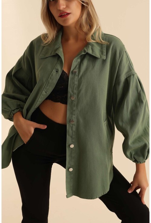 0684 Oversize Gabardin Ceket