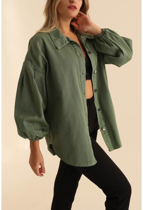 0684 Oversize Gabardin Ceket