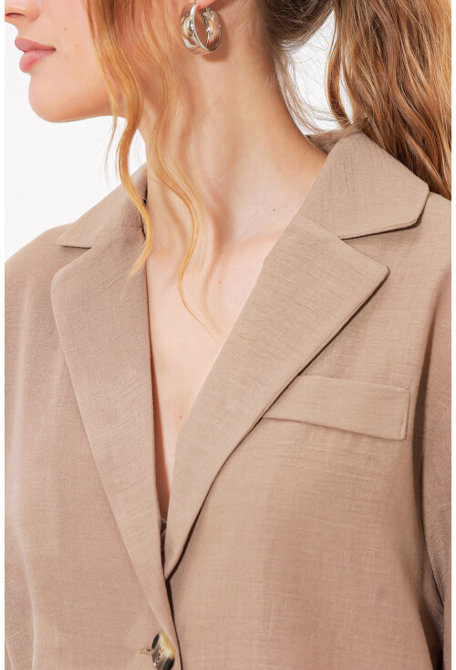 0706 Crop Keten Ceket
