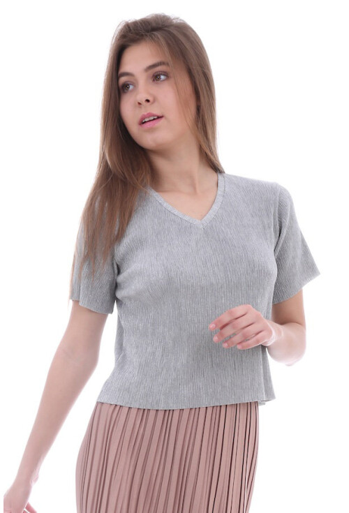 10020 PİLELİ BLUZ