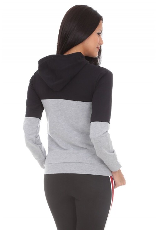10100 KAPŞONLU UZUN SWEATSHİRTS