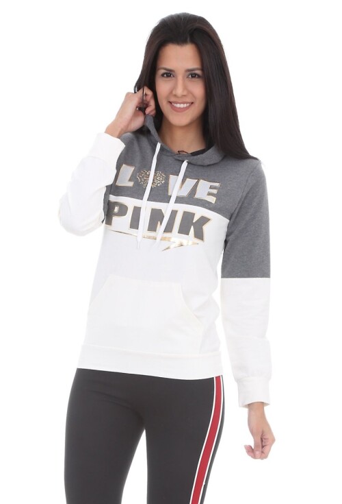 10100 KAPŞONLU UZUN SWEATSHİRTS