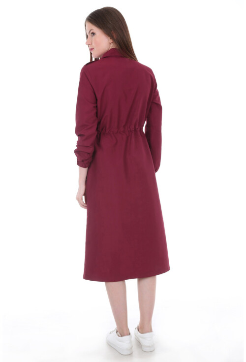 10226 BEL İP BAĞLAMA DÜĞMELİ TRENHCOAT