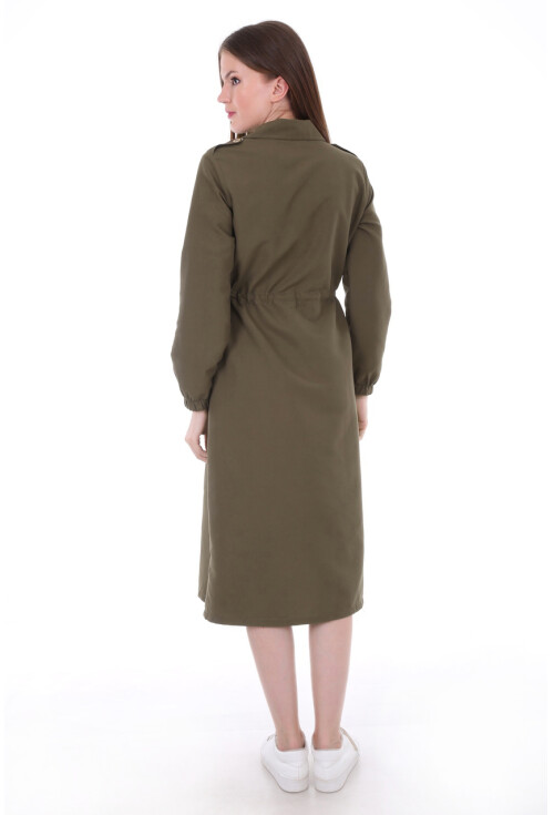10226 BEL İP BAĞLAMA DÜĞMELİ TRENHCOAT