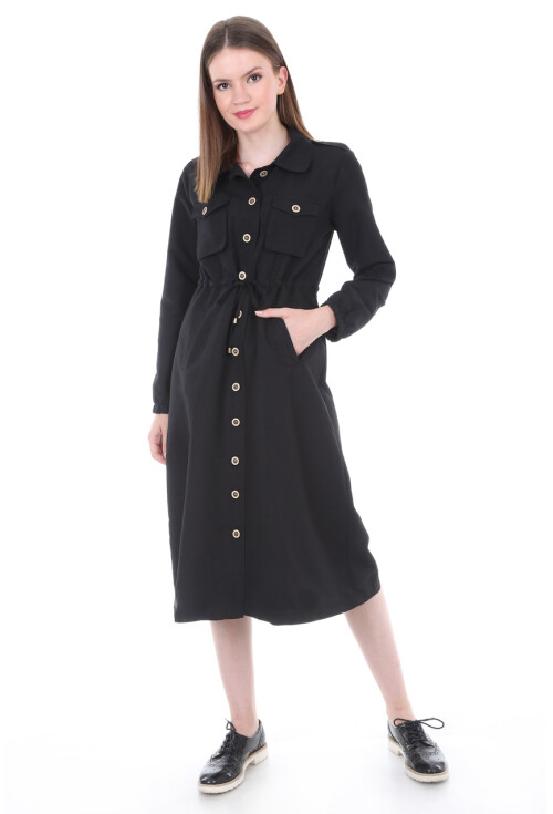 10226 BEL İP BAĞLAMA DÜĞMELİ TRENHCOAT
