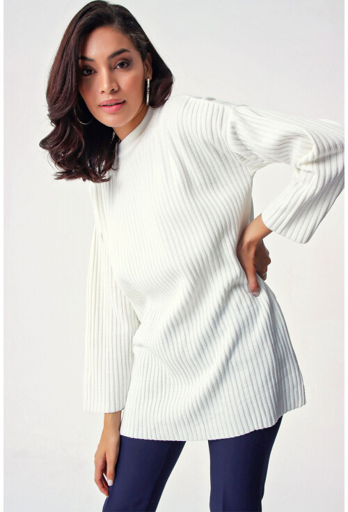 10305 Fitilli Oversize Triko Tunik