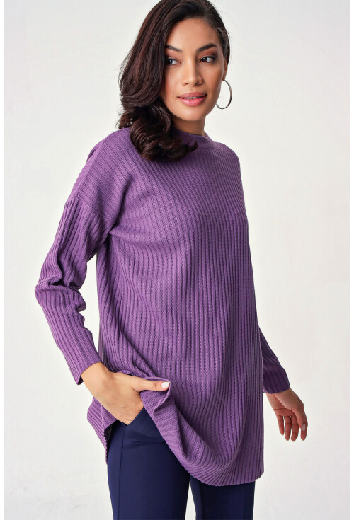 10305 Fitilli Oversize Triko Tunik