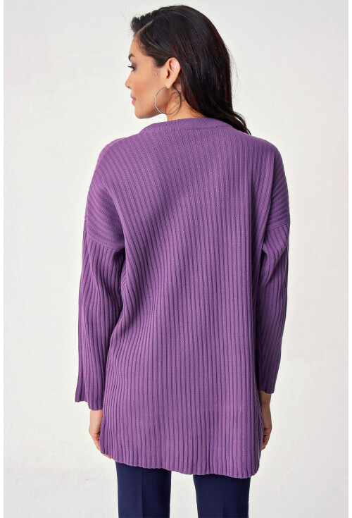 10305 Fitilli Oversize Triko Tunik