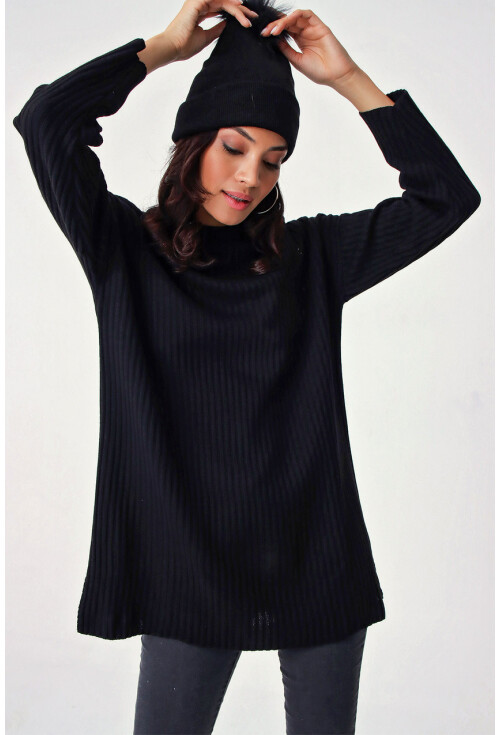 10305 Fitilli Oversize Triko Tunik