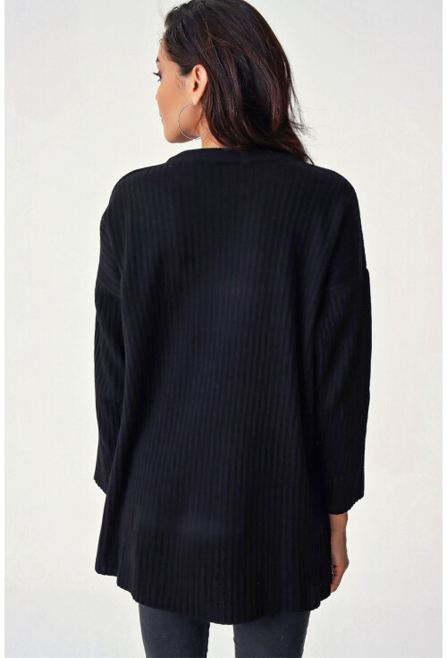 10305 Fitilli Oversize Triko Tunik