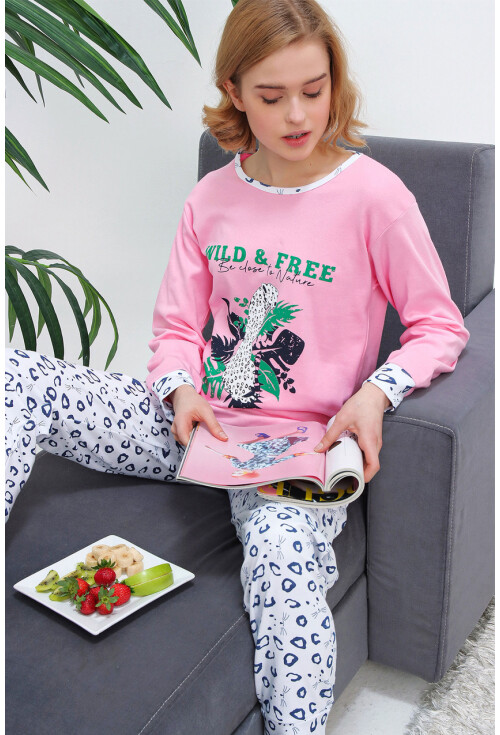 10309 Desenli Pijama Takımı