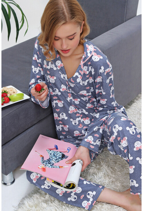 10309 Desenli Pijama Takımı