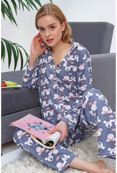 10309 Desenli Pijama Takımı