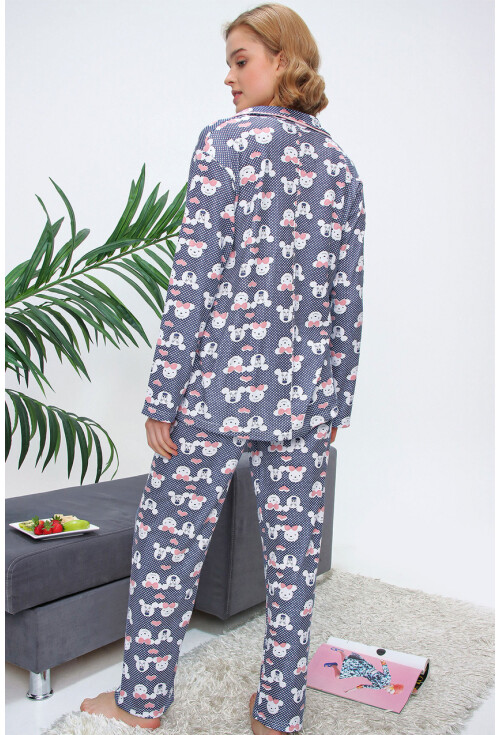 10309 Desenli Pijama Takımı