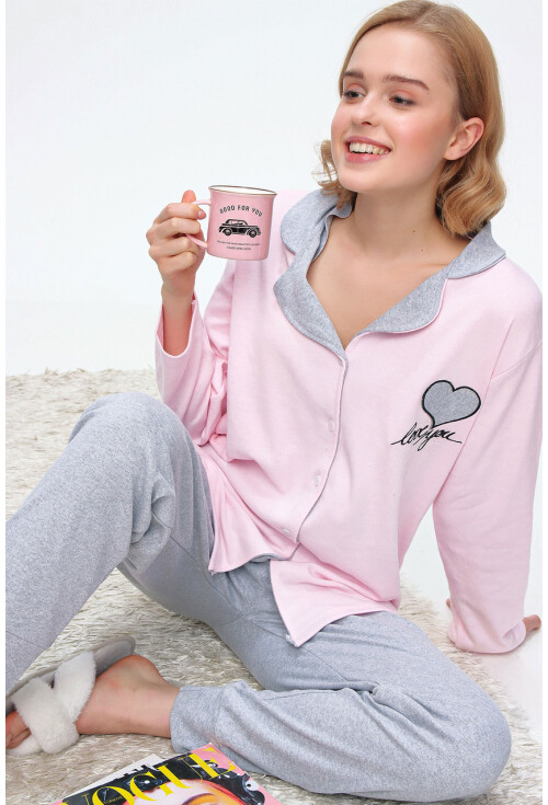 10309 Desenli Pijama Takımı