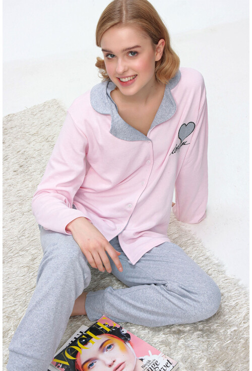 10309 Desenli Pijama Takımı
