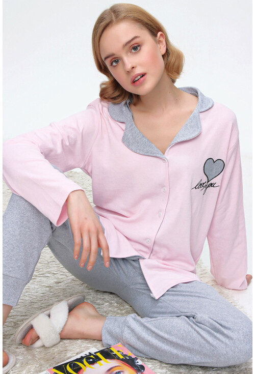 10309 Desenli Pijama Takımı