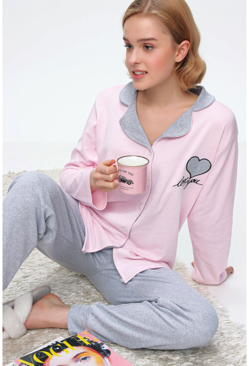 10309 Desenli Pijama Takımı