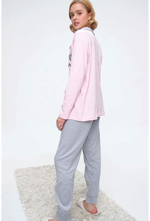 10309 Desenli Pijama Takımı