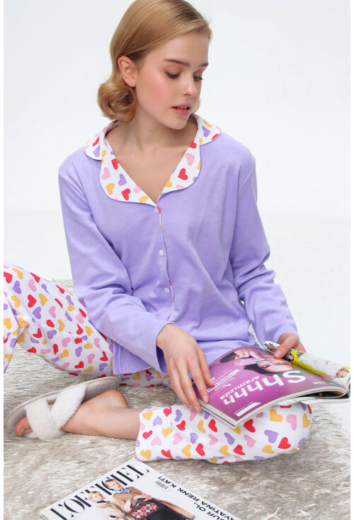 10309 Desenli Pijama Takımı